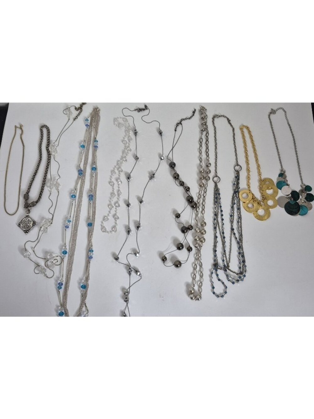 Lot Of 11 Assorted Vintage Beaded Necklaces Fashion Costume Jewelry
